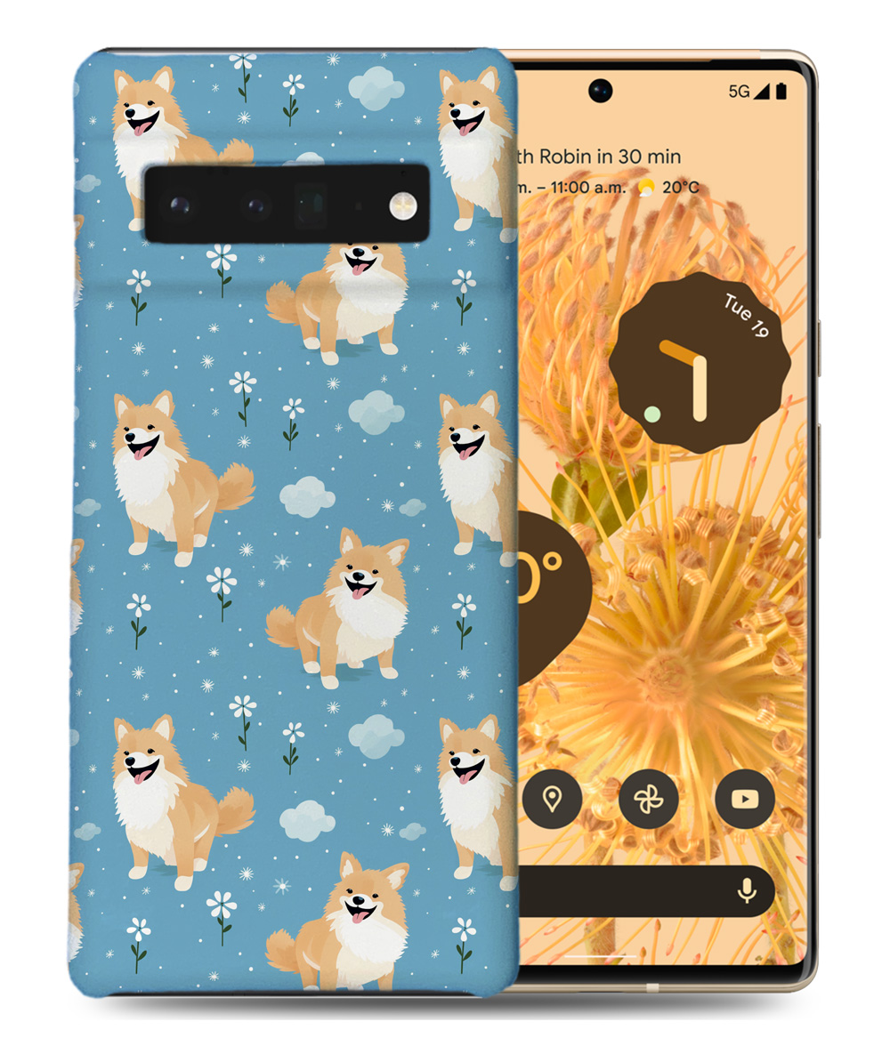 CASE COVER FOR GOOGLE PIXEL|CUTE FINNISH SPITZ PUPPY DOG CANINE PATTERN #A2 - Picture 5 of 16
