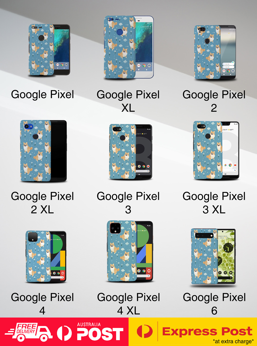 CASE COVER FOR GOOGLE PIXEL|CUTE FINNISH SPITZ PUPPY DOG CANINE PATTERN #A2 - Picture 6 of 16