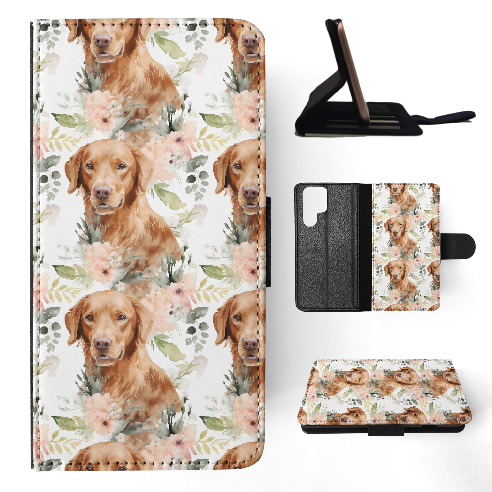 FLIP CASE FOR SAMSUNG GALAXY|CHESAPEAKE BAY RETRIEVER PUPPY DOG PATTERN #A2 - Picture 9 of 36
