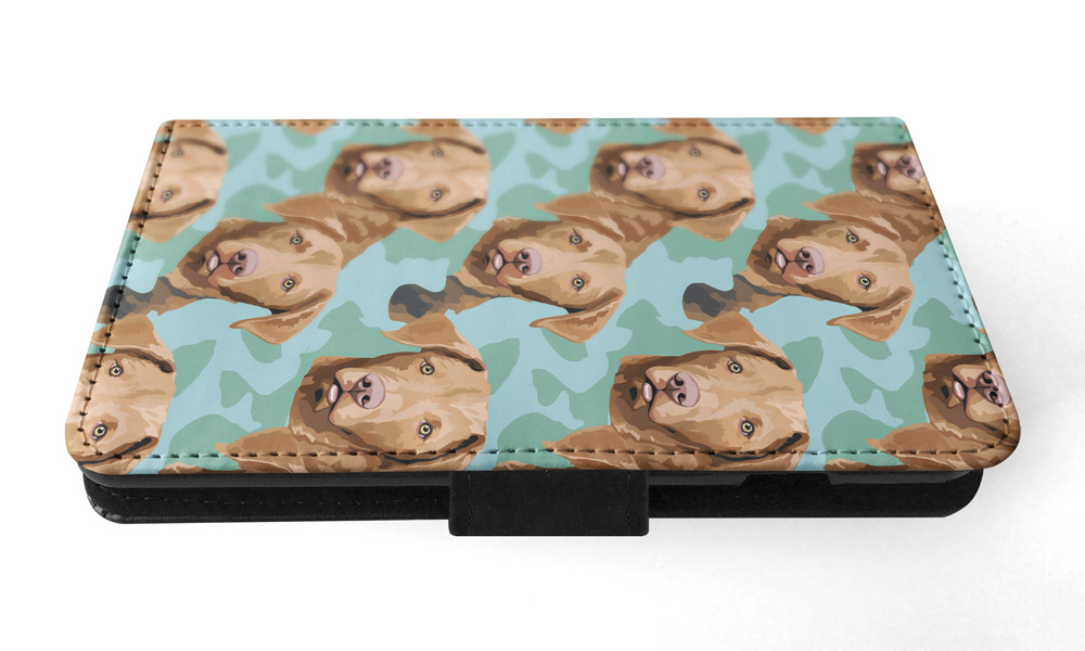 FLIP CASE FOR SAMSUNG GALAXY|CHESAPEAKE BAY RETRIEVER PUPPY DOG PATTERN #A2 - Picture 25 of 36