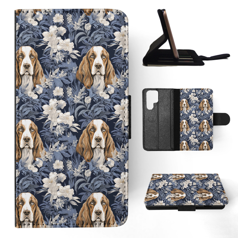 FLIP CASE FOR SAMSUNG GALAXY|CUTE BASSET HOUND PUPPY DOG CANINE PATTERN #A1 - Picture 9 of 36