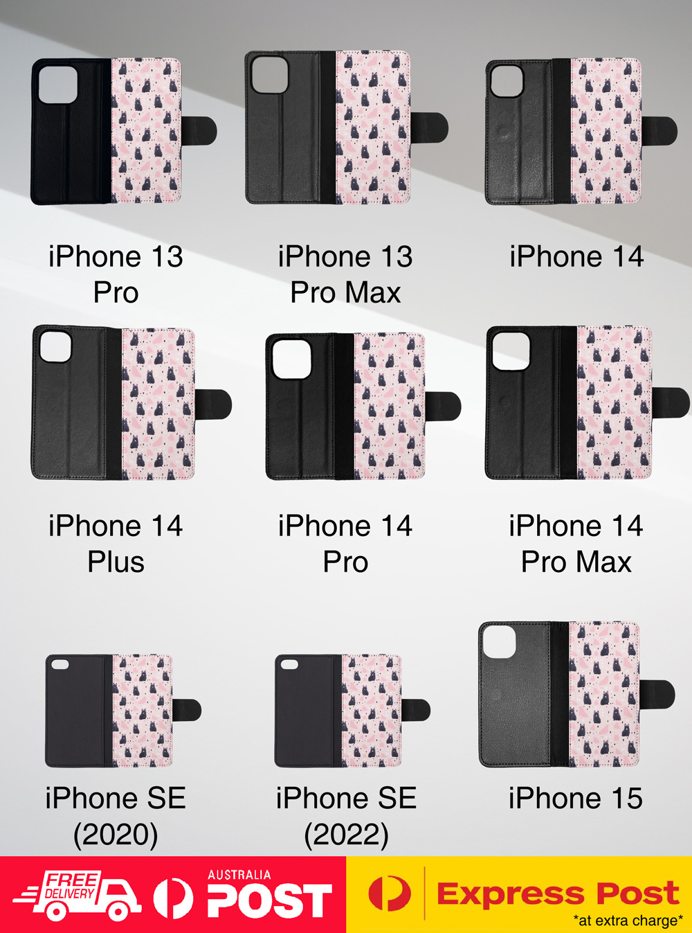 FLIP CASE FOR APPLE IPHONE|CUTE BELGIAN SHEEPDOG PUPPY DOG CANINE PATTERN #A2 - Picture 16 of 41
