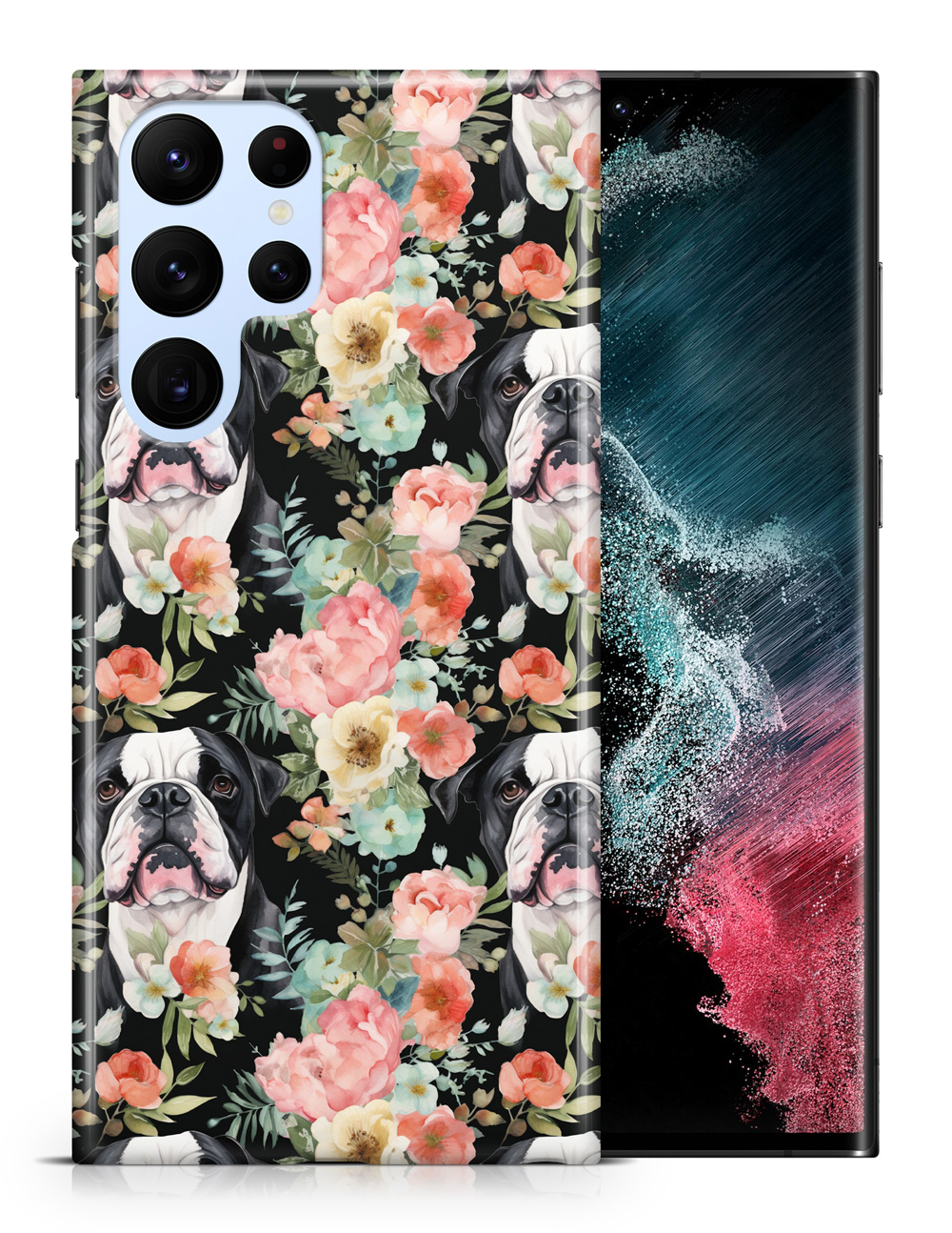 CASE COVER FOR SAMSUNG GALAXY|CUTE AMERICAN BULLDOG PUPPY DOG CANINE PATTERN #A1 - Picture 12 of 20