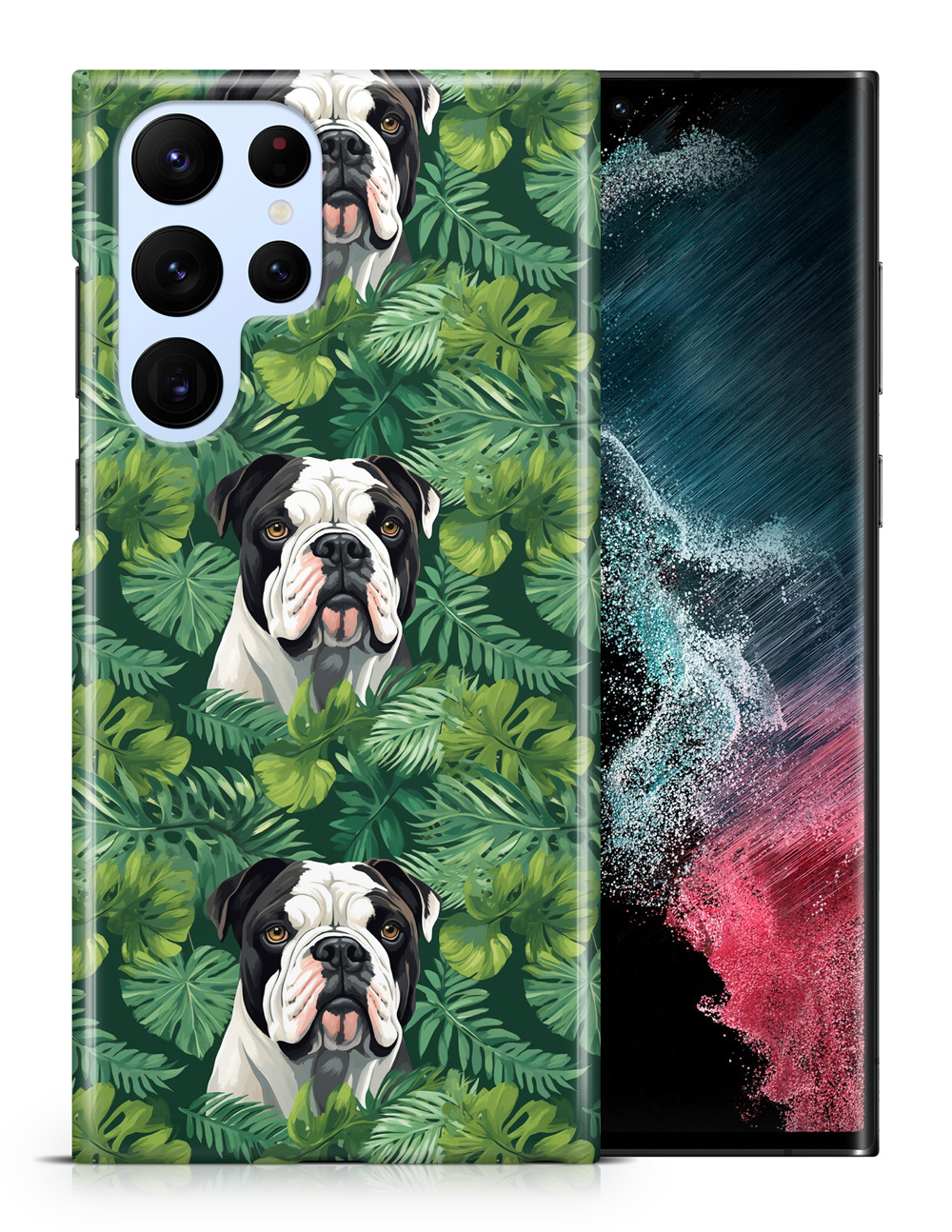 CASE COVER FOR SAMSUNG GALAXY|CUTE AMERICAN BULLDOG PUPPY DOG CANINE PATTERN #A1 - Picture 15 of 20