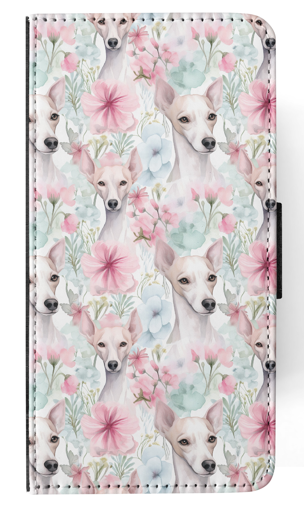 FLIP CASE FOR SAMSUNG GALAXY|CUTE ITALIAN GREYHOUND PUPPY DOG PATTERN #A2 - Picture 17 of 36