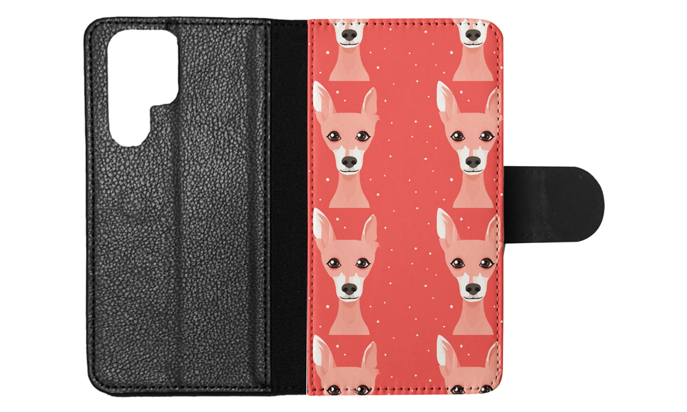 FLIP CASE FOR SAMSUNG GALAXY|CUTE ITALIAN GREYHOUND PUPPY DOG PATTERN #A2 - Picture 26 of 36