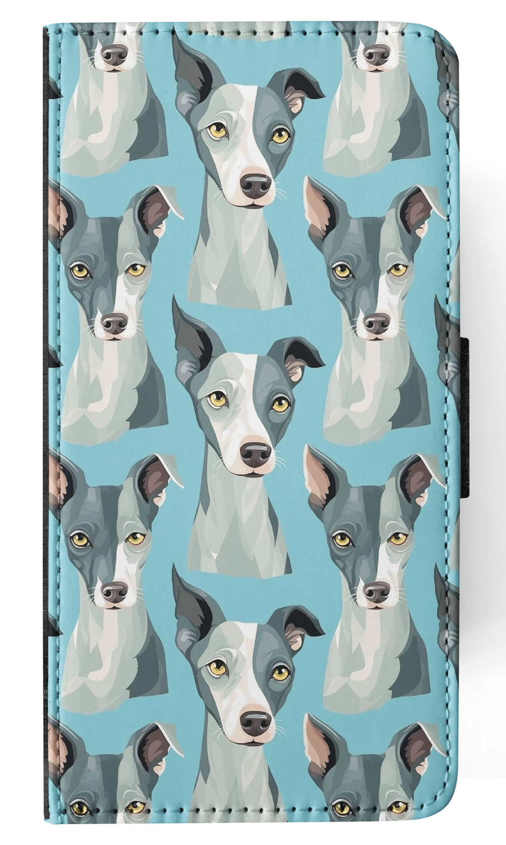 FLIP CASE FOR SAMSUNG GALAXY|CUTE ITALIAN GREYHOUND PUPPY DOG PATTERN #A2 - Picture 31 of 36