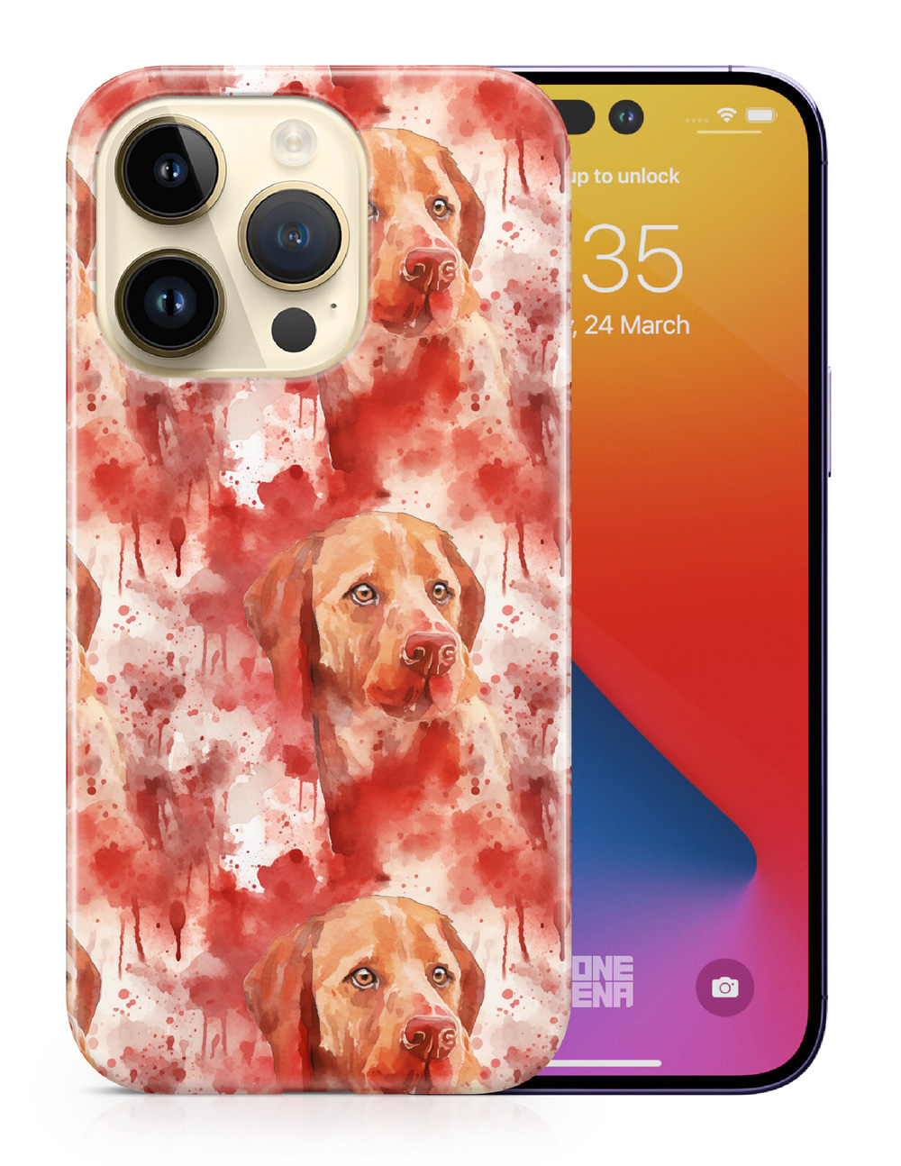 CASE COVER FOR APPLE IPHONE|CUTE PLOTT HOUND PUPPY DOG CANINE PATTERN #A1