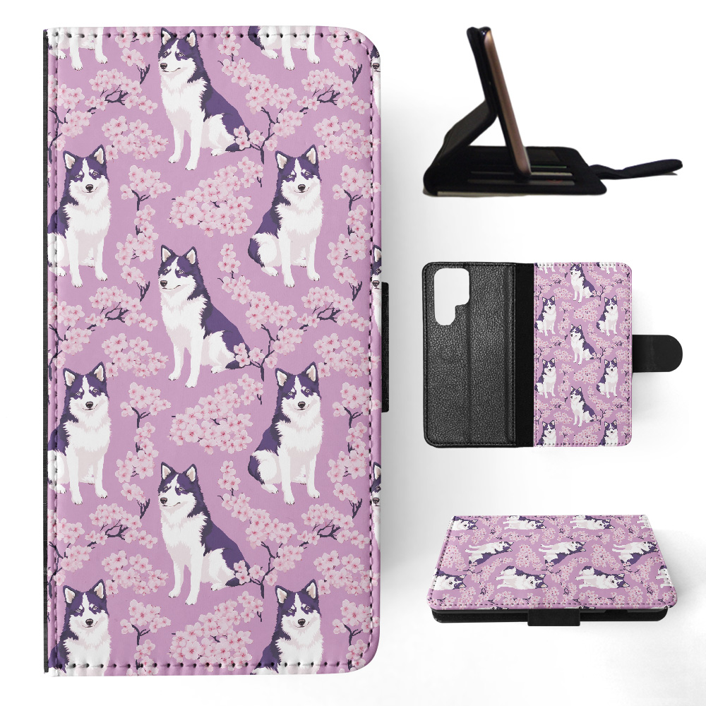 FLIP CASE FOR SAMSUNG GALAXY|CUTE KARELIAN BEAR DOG PUPPY DOG PATTERN #A1 - Picture 9 of 36