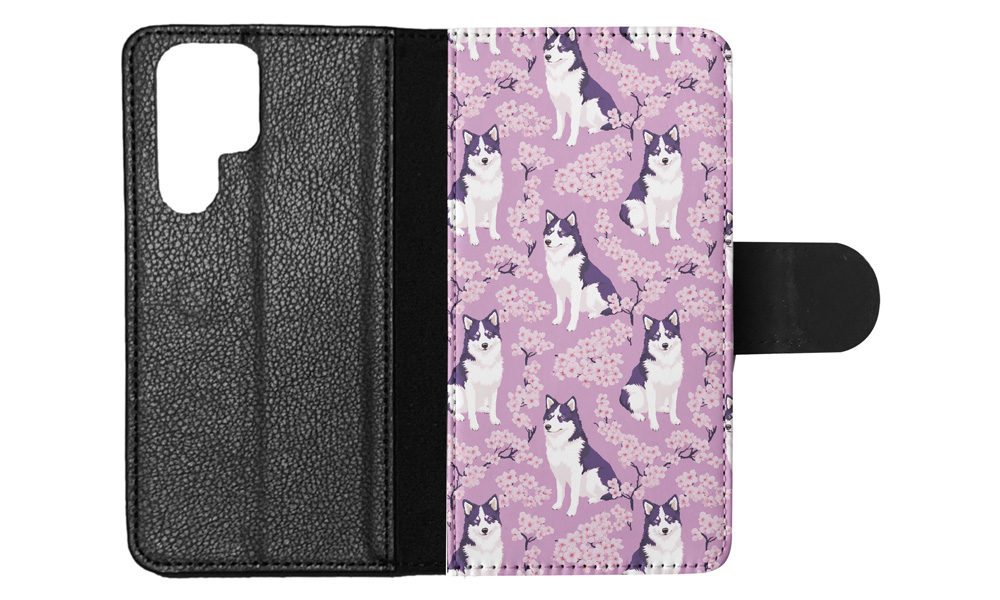 FLIP CASE FOR SAMSUNG GALAXY|CUTE KARELIAN BEAR DOG PUPPY DOG PATTERN #A1 - Picture 12 of 36