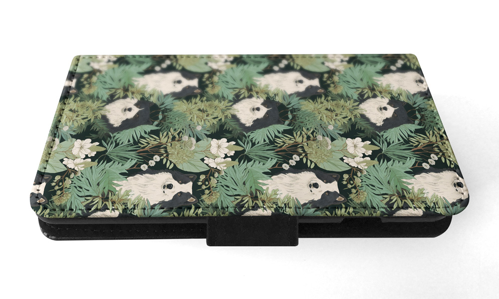 FLIP CASE FOR SAMSUNG GALAXY|CUTE KARELIAN BEAR DOG PUPPY DOG PATTERN #A1 - Picture 18 of 36