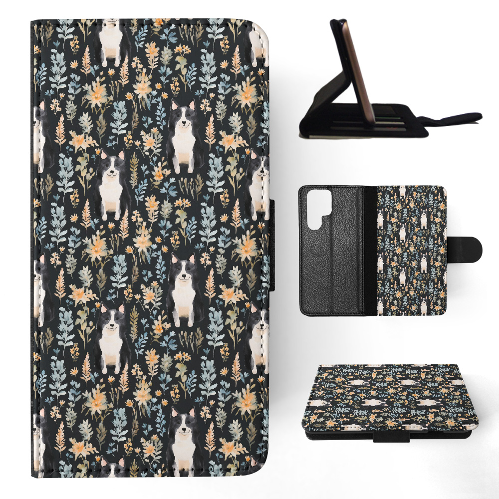 FLIP CASE FOR SAMSUNG GALAXY|CUTE KARELIAN BEAR DOG PUPPY DOG PATTERN #A1 - Picture 23 of 36