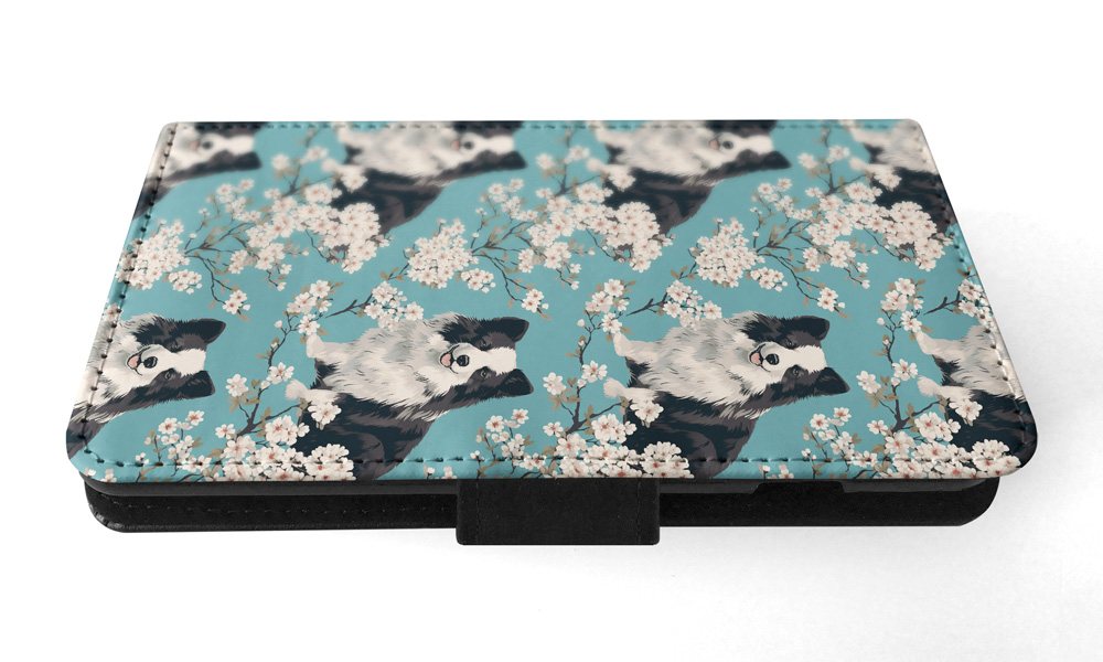 FLIP CASE FOR SAMSUNG GALAXY|CUTE KARELIAN BEAR DOG PUPPY DOG PATTERN #A1 - Picture 32 of 36