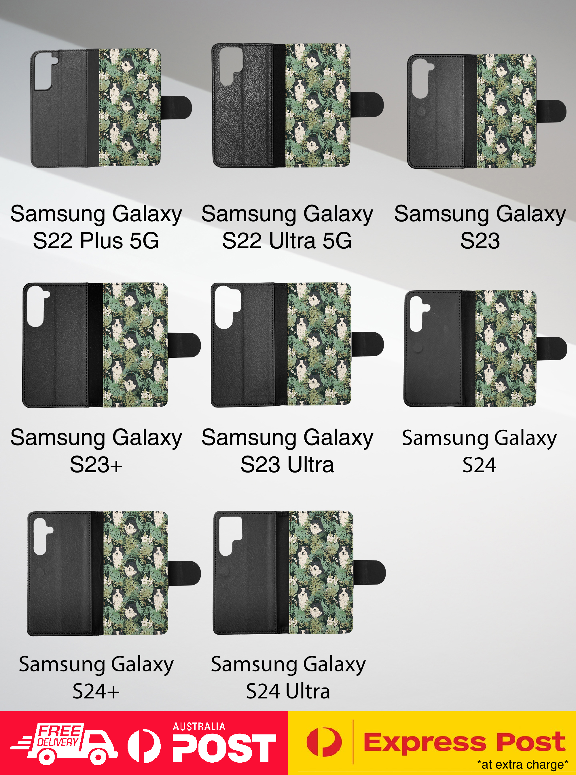 FLIP CASE FOR SAMSUNG GALAXY|CUTE KARELIAN BEAR DOG PUPPY DOG PATTERN #A1 - Picture 22 of 36