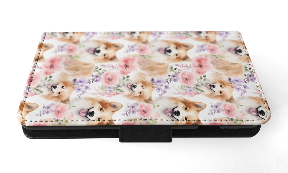 FLIP CASE FOR SAMSUNG GALAXY|CUTE ICELANDIC SHEEPDOG PUPPY DOG PATTERN #A2 - Picture 11 of 36