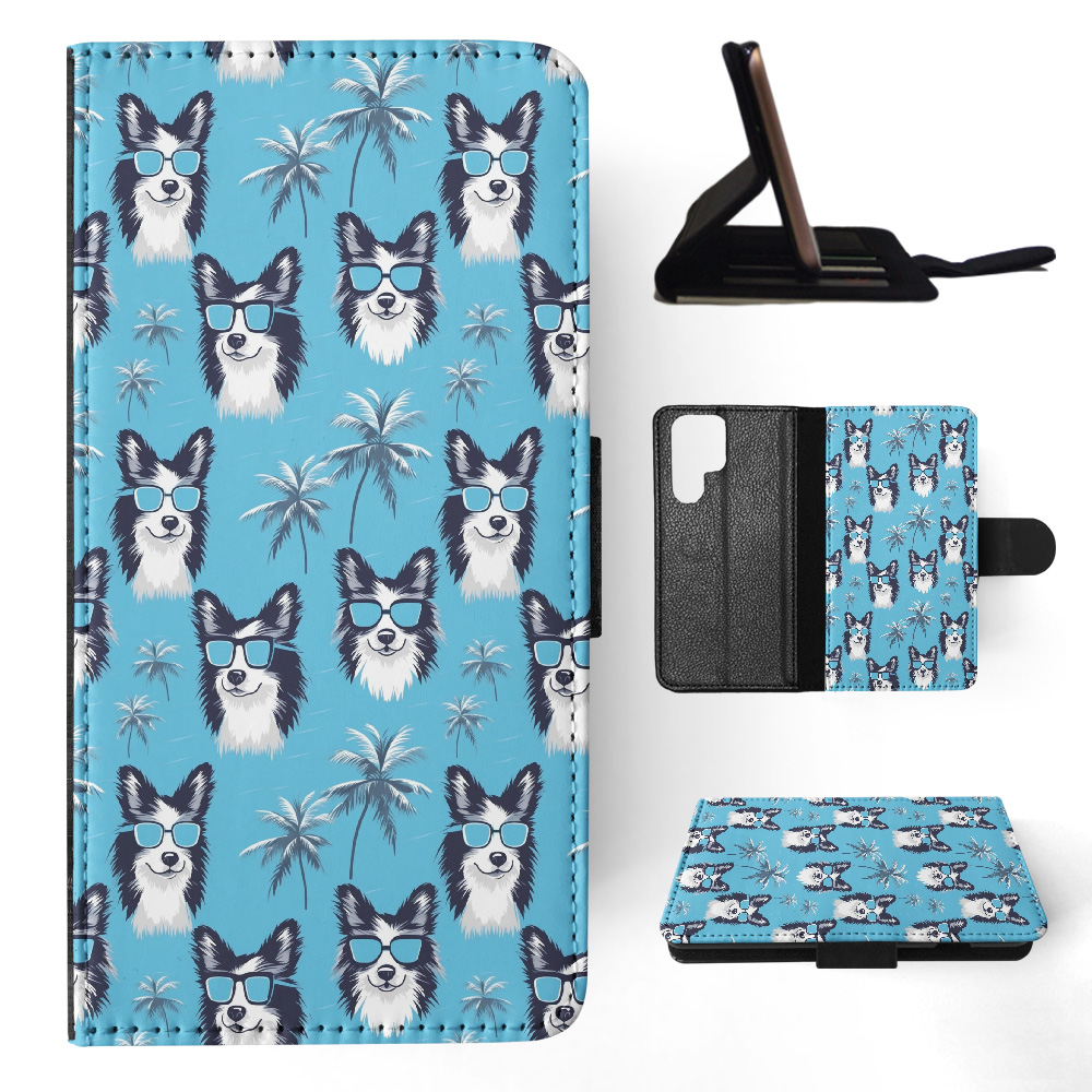 FLIP CASE FOR SAMSUNG GALAXY|CUTE ICELANDIC SHEEPDOG PUPPY DOG PATTERN #A2 - Picture 23 of 36