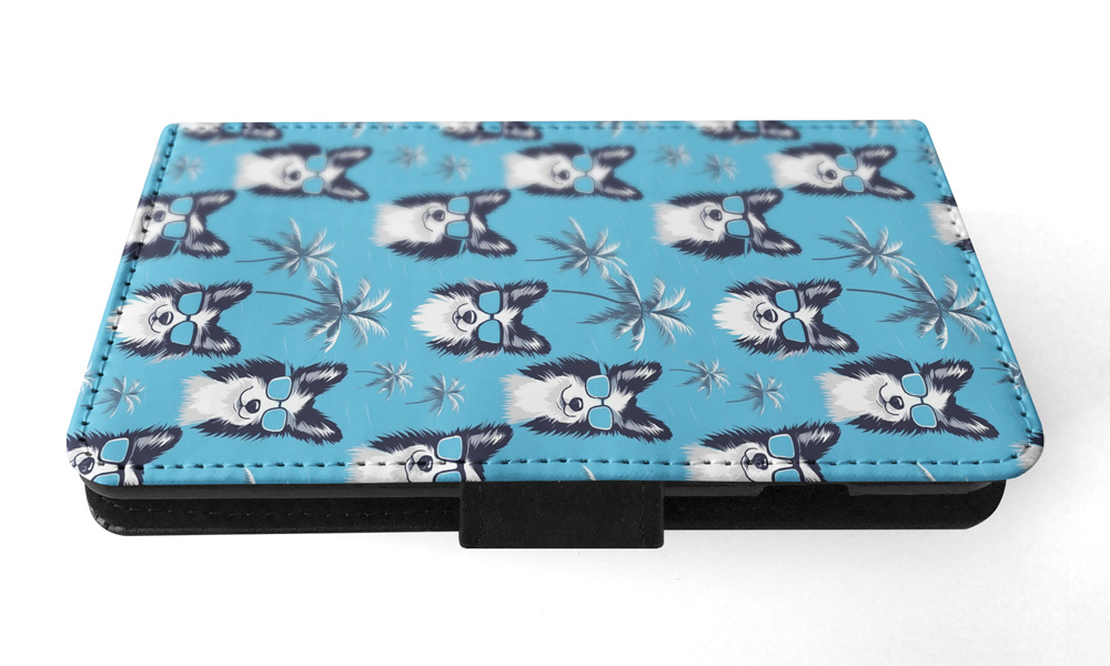 FLIP CASE FOR SAMSUNG GALAXY|CUTE ICELANDIC SHEEPDOG PUPPY DOG PATTERN #A2 - Picture 25 of 36