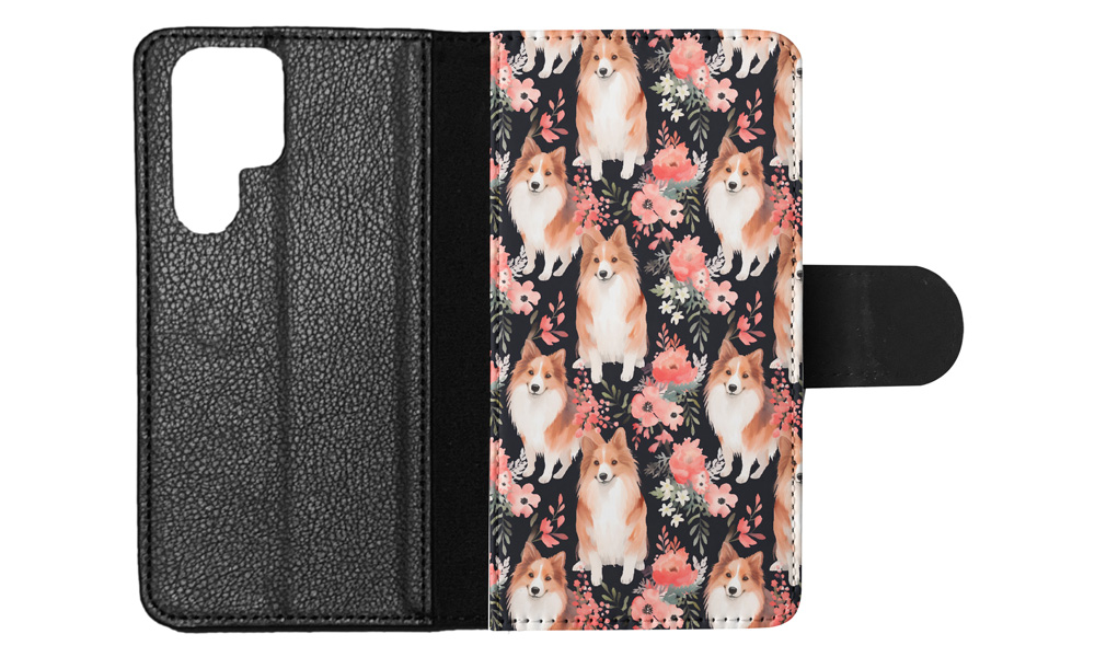 FLIP CASE FOR SAMSUNG GALAXY|CUTE ICELANDIC SHEEPDOG PUPPY DOG PATTERN #A2 - Picture 33 of 36
