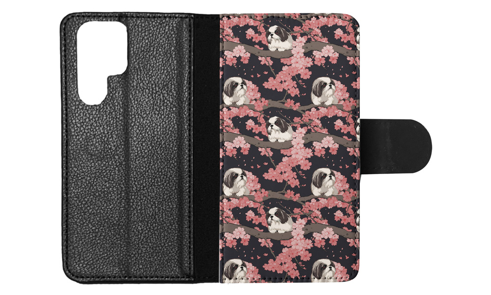 FLIP CASE FOR SAMSUNG GALAXY|CUTE SHIH TZU PUPPY DOG CANINE PATTERN #A2 - Picture 5 of 36