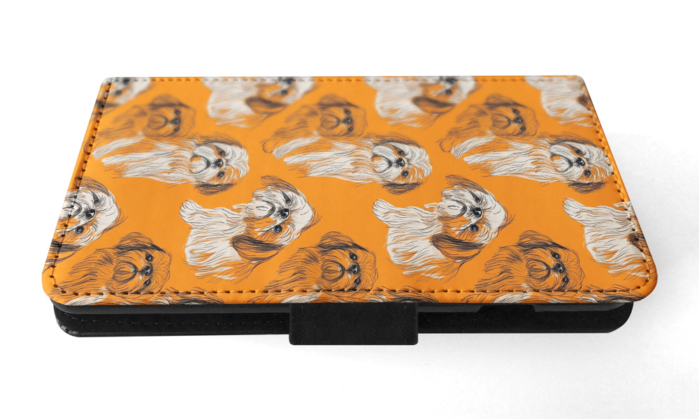 FLIP CASE FOR SAMSUNG GALAXY|CUTE SHIH TZU PUPPY DOG CANINE PATTERN #A2 - Picture 11 of 36