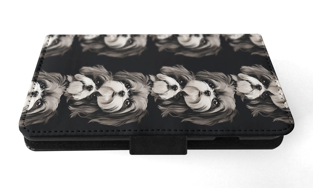 FLIP CASE FOR SAMSUNG GALAXY|CUTE SHIH TZU PUPPY DOG CANINE PATTERN #A2 - Picture 18 of 36