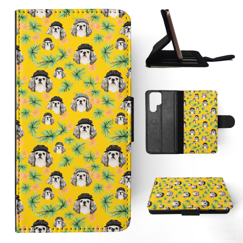 FLIP CASE FOR SAMSUNG GALAXY|CUTE SHIH TZU PUPPY DOG CANINE PATTERN #A2 - Picture 23 of 36