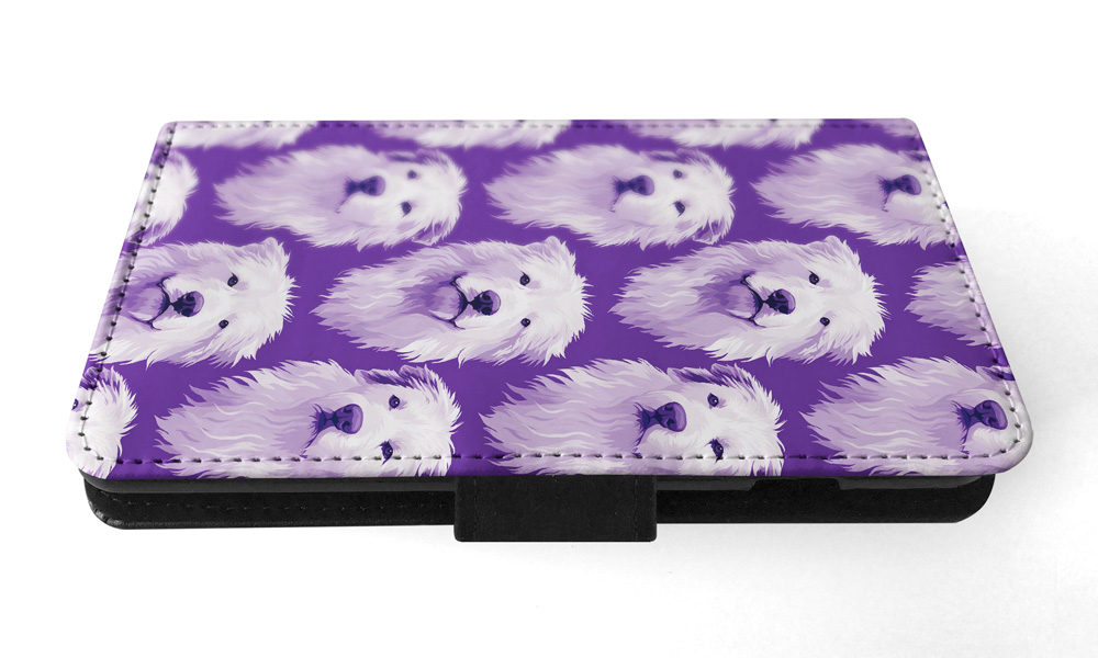 FLIP CASE FOR SAMSUNG GALAXY|CUTE POLISH TATRA SHEEPDOG PUPPY DOG PATTERN #A2 - Picture 18 of 36