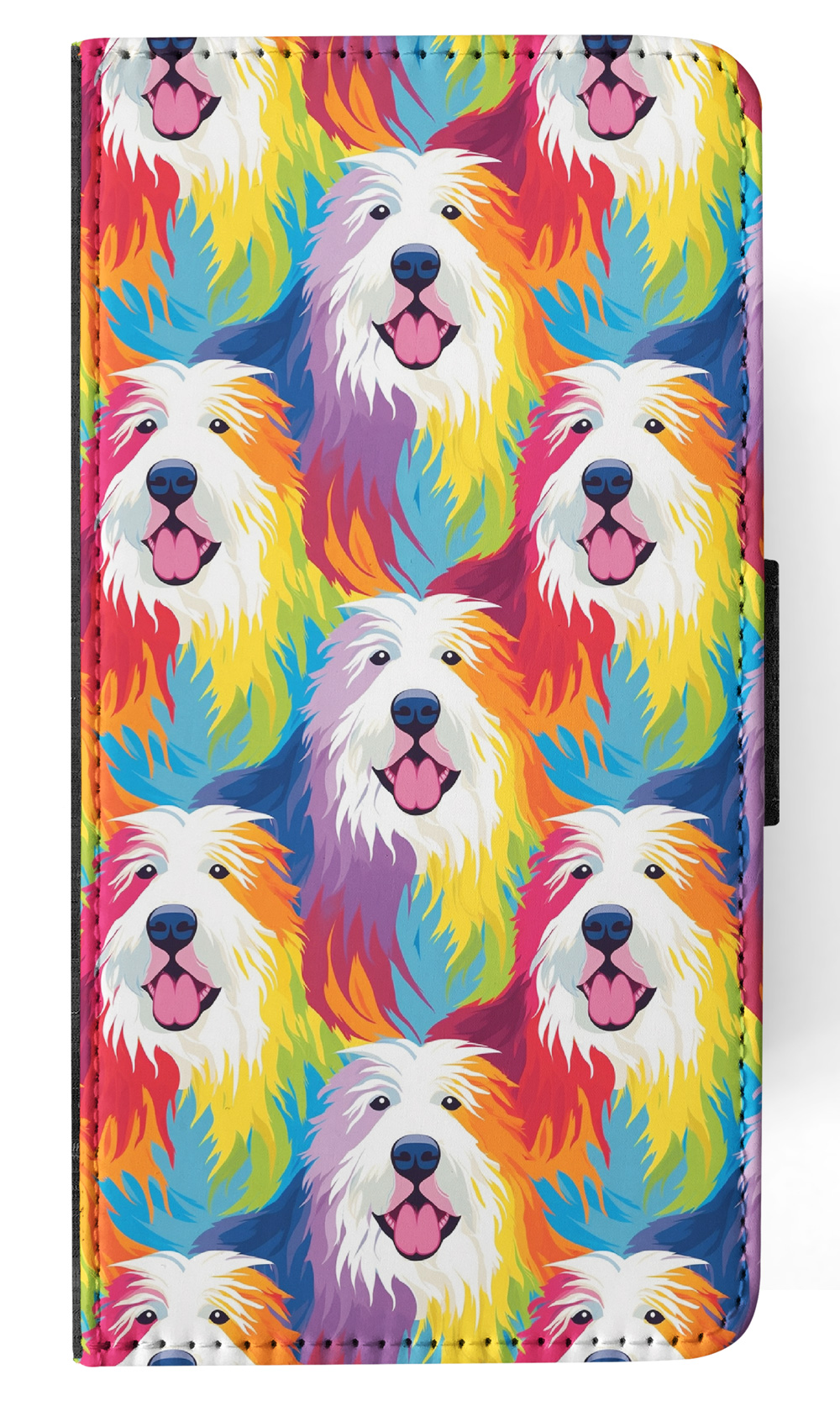 FLIP CASE FOR SAMSUNG GALAXY|CUTE POLISH TATRA SHEEPDOG PUPPY DOG PATTERN #A2 - Picture 24 of 36