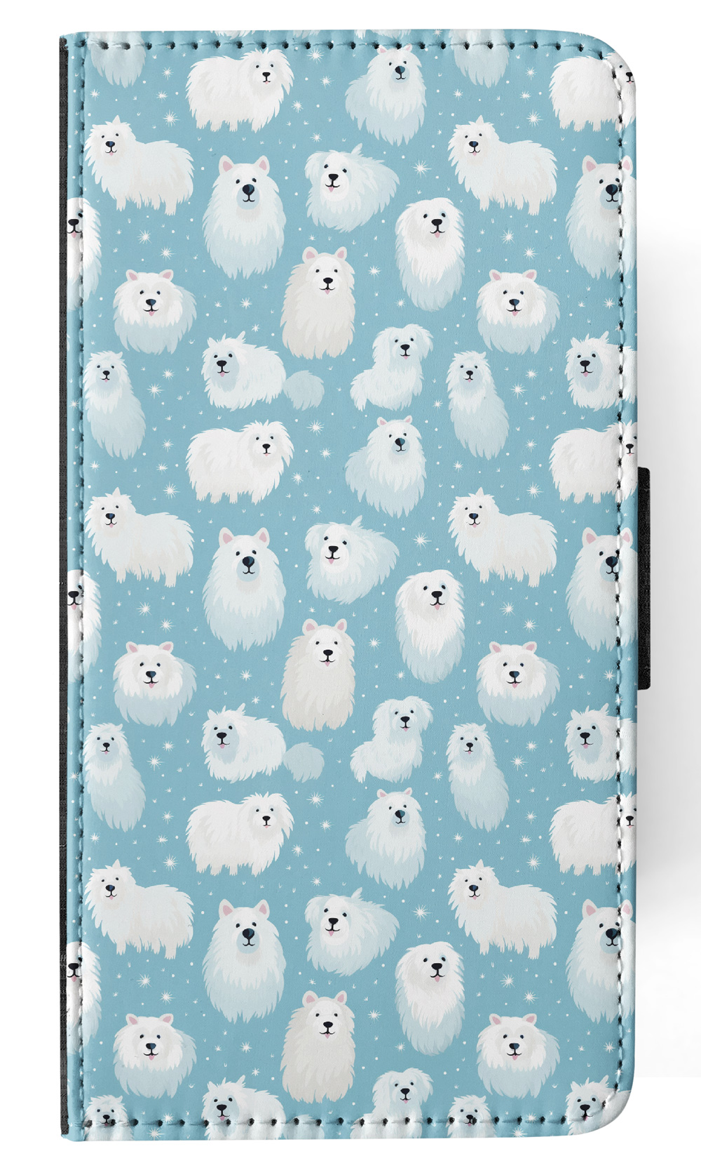 FLIP CASE FOR SAMSUNG GALAXY|CUTE POLISH TATRA SHEEPDOG PUPPY DOG PATTERN #A2 - Picture 31 of 36