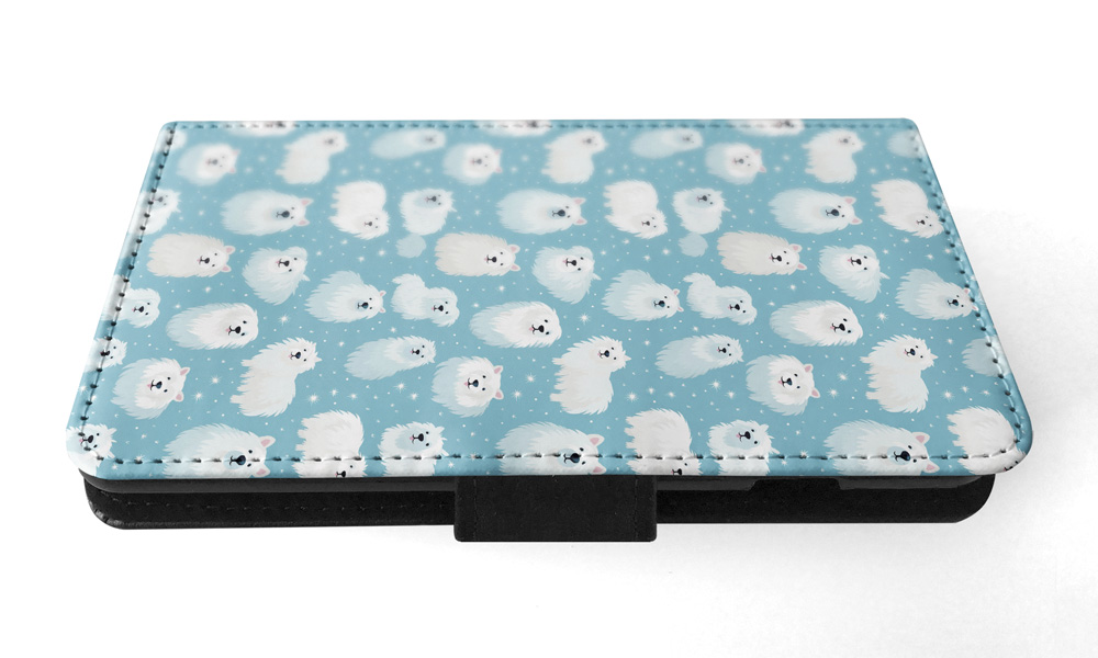 FLIP CASE FOR SAMSUNG GALAXY|CUTE POLISH TATRA SHEEPDOG PUPPY DOG PATTERN #A2 - Picture 32 of 36