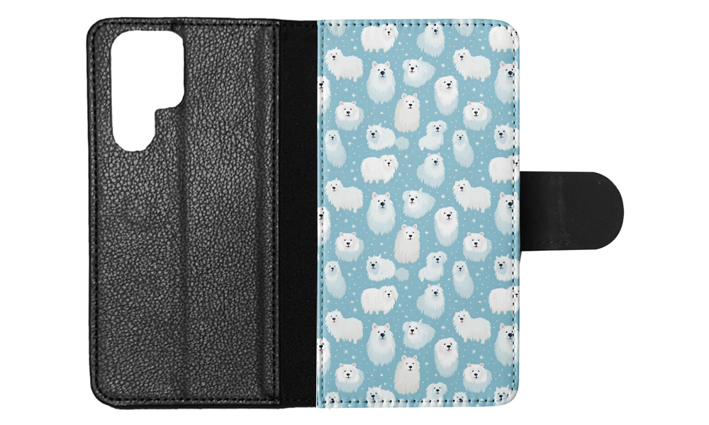 FLIP CASE FOR SAMSUNG GALAXY|CUTE POLISH TATRA SHEEPDOG PUPPY DOG PATTERN #A2 - Picture 33 of 36