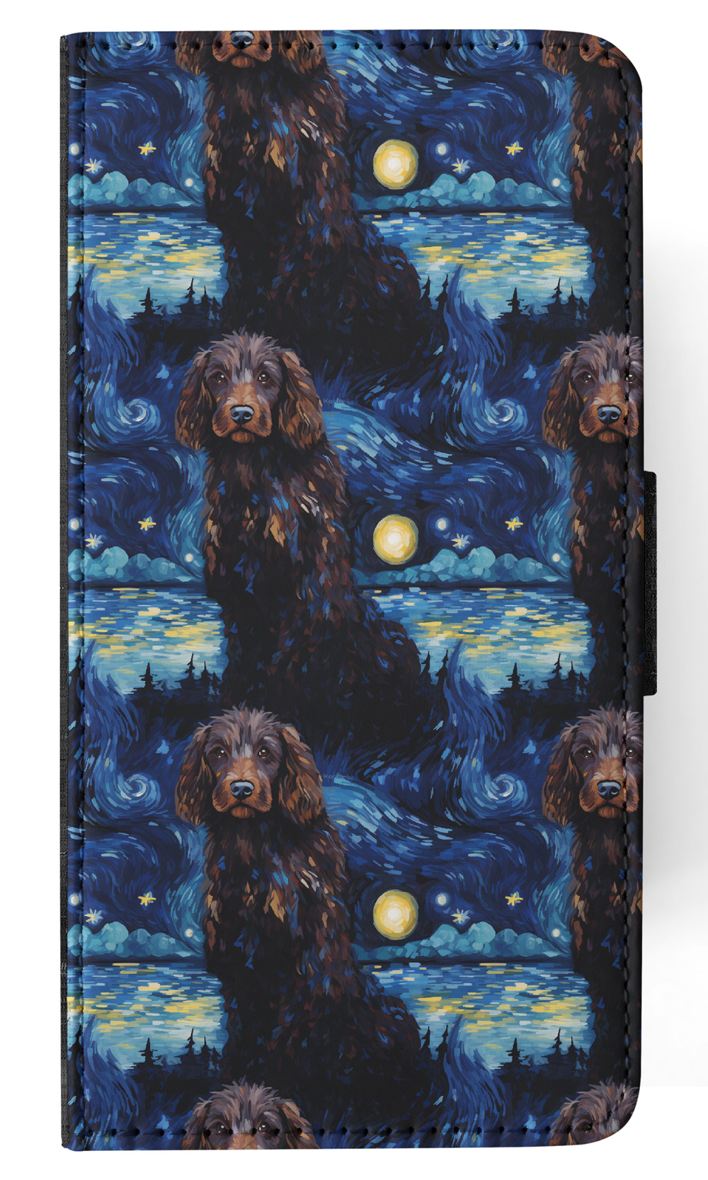 FLIP CASE FOR SAMSUNG GALAXY|CUTE IRISH WATER SPANIEL PUPPY DOG PATTERN #A1 - Picture 10 of 36
