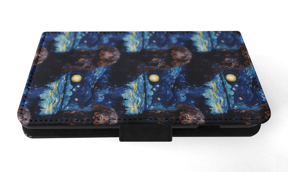 FLIP CASE FOR SAMSUNG GALAXY|CUTE IRISH WATER SPANIEL PUPPY DOG PATTERN #A1 - Picture 11 of 36