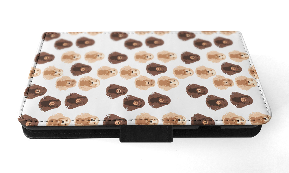 FLIP CASE FOR SAMSUNG GALAXY|CUTE IRISH WATER SPANIEL PUPPY DOG PATTERN #A1 - Picture 25 of 36