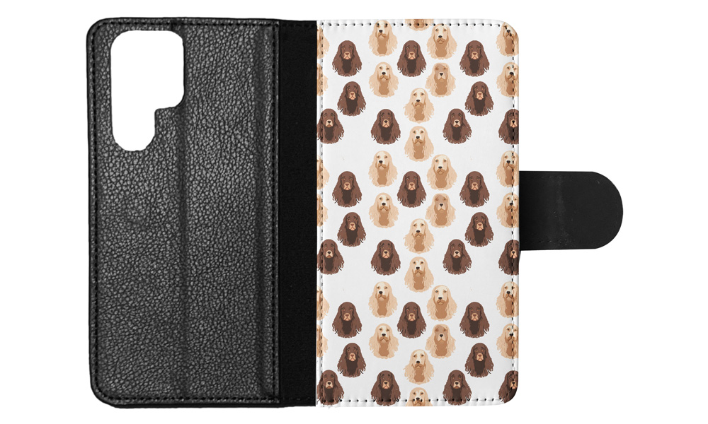 FLIP CASE FOR SAMSUNG GALAXY|CUTE IRISH WATER SPANIEL PUPPY DOG PATTERN #A1 - Picture 26 of 36