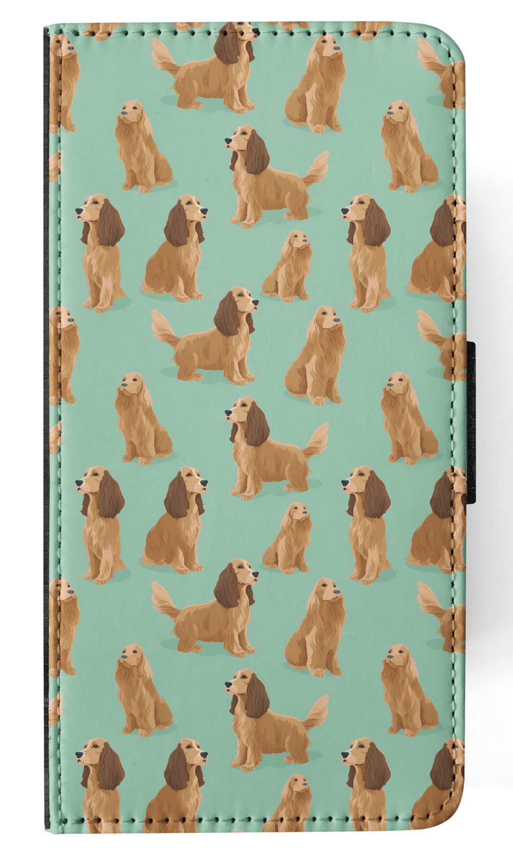 FLIP CASE FOR SAMSUNG GALAXY|CUTE COCKER SPANIEL PUPPY DOG CANINE PATTERN #A1 - Picture 3 of 36