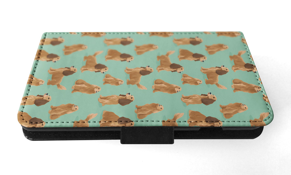 FLIP CASE FOR SAMSUNG GALAXY|CUTE COCKER SPANIEL PUPPY DOG CANINE PATTERN #A1 - Picture 4 of 36