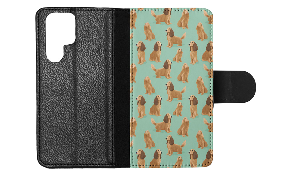FLIP CASE FOR SAMSUNG GALAXY|CUTE COCKER SPANIEL PUPPY DOG CANINE PATTERN #A1 - Picture 5 of 36