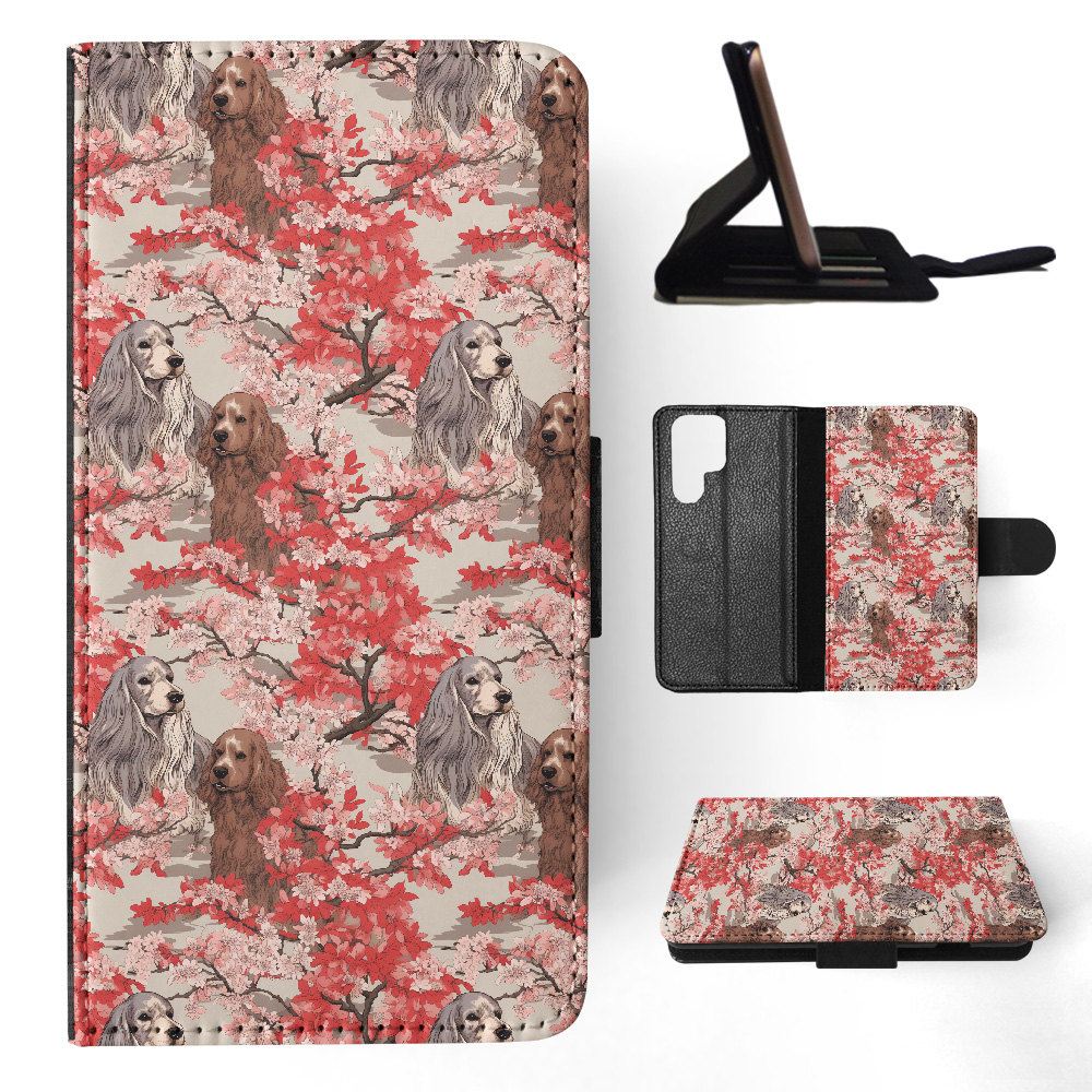 FLIP CASE FOR SAMSUNG GALAXY|CUTE COCKER SPANIEL PUPPY DOG CANINE PATTERN #A1 - Picture 9 of 36