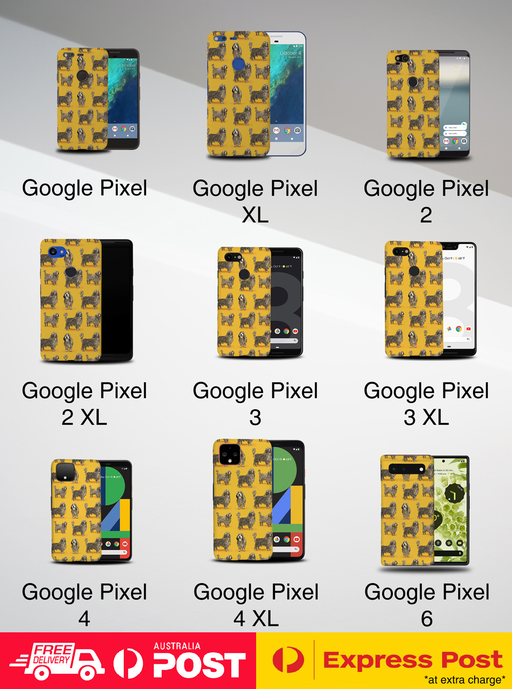 CASE COVER FOR GOOGLE PIXEL|CUTE BERGAMASCO SHEPHERD PUPPY DOG PATTERN #A1 - Picture 3 of 16