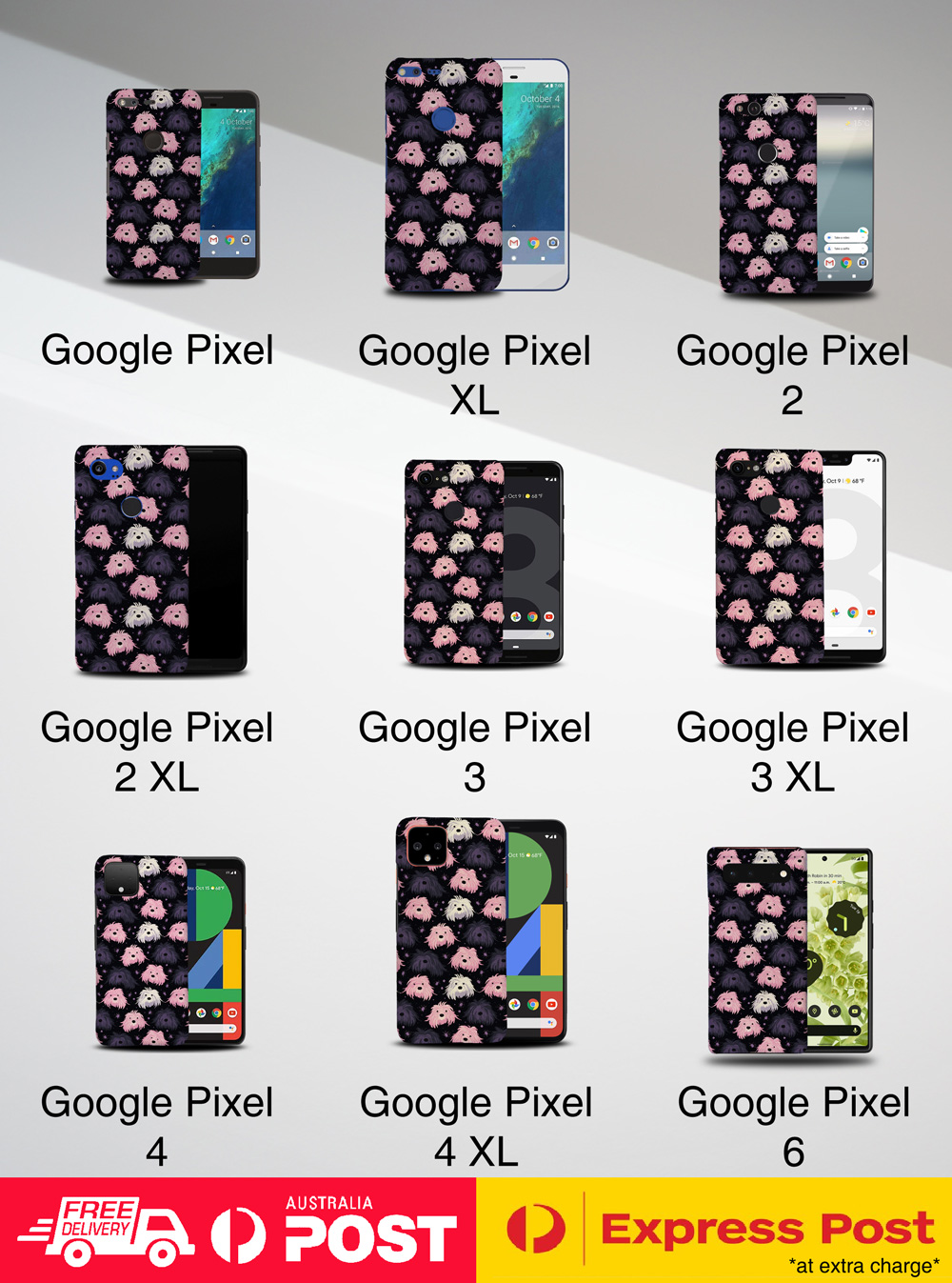 CASE COVER FOR GOOGLE PIXEL|CUTE BERGAMASCO SHEPHERD PUPPY DOG PATTERN #A1 - Picture 9 of 16