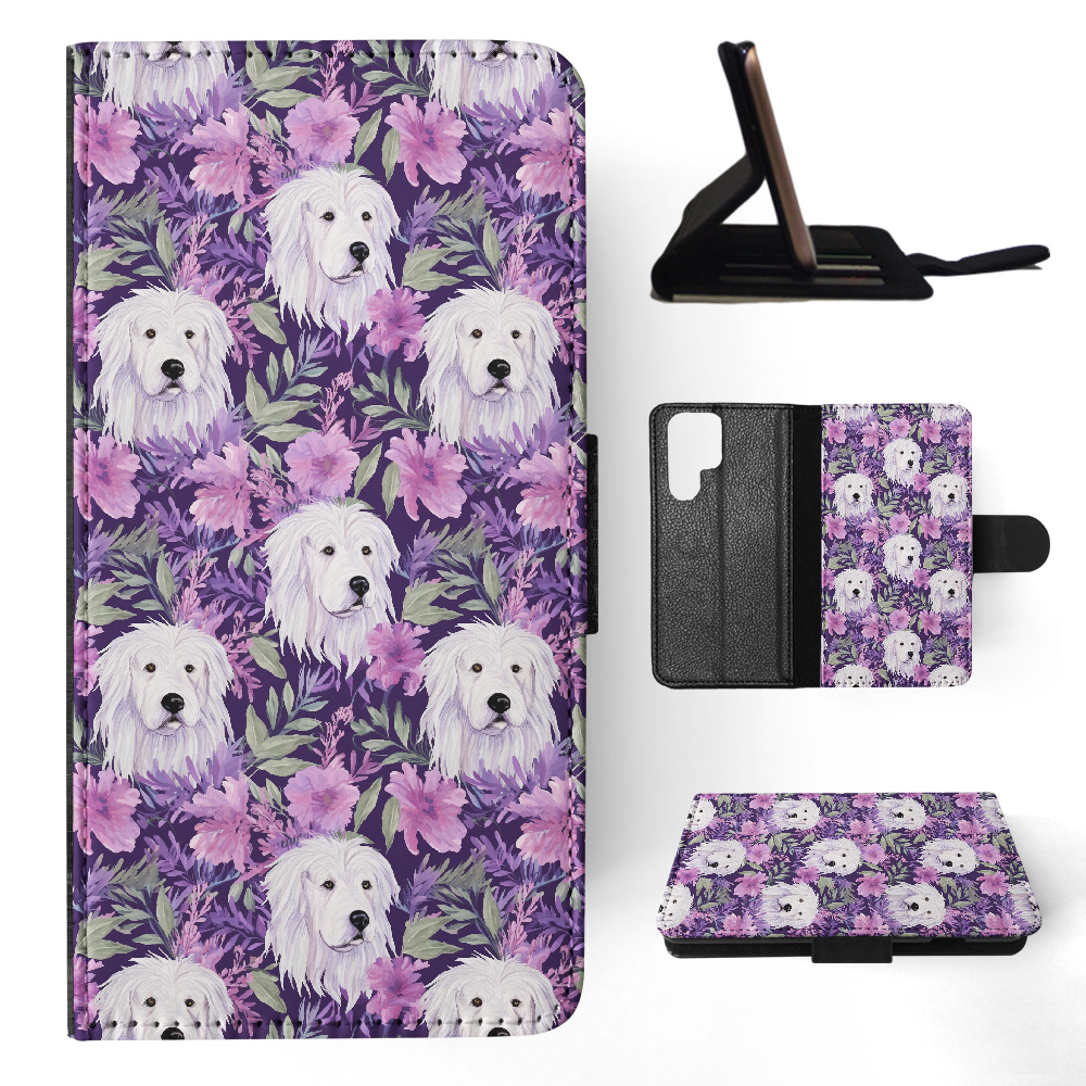 FLIP CASE FOR SAMSUNG GALAXY|CUTE BERGAMASCO SHEPHERD PUPPY DOG PATTERN #A1 - Picture 9 of 36