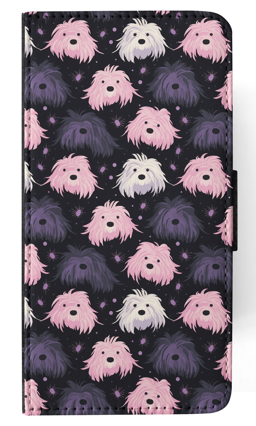 FLIP CASE FOR SAMSUNG GALAXY|CUTE BERGAMASCO SHEPHERD PUPPY DOG PATTERN #A1 - Picture 17 of 36