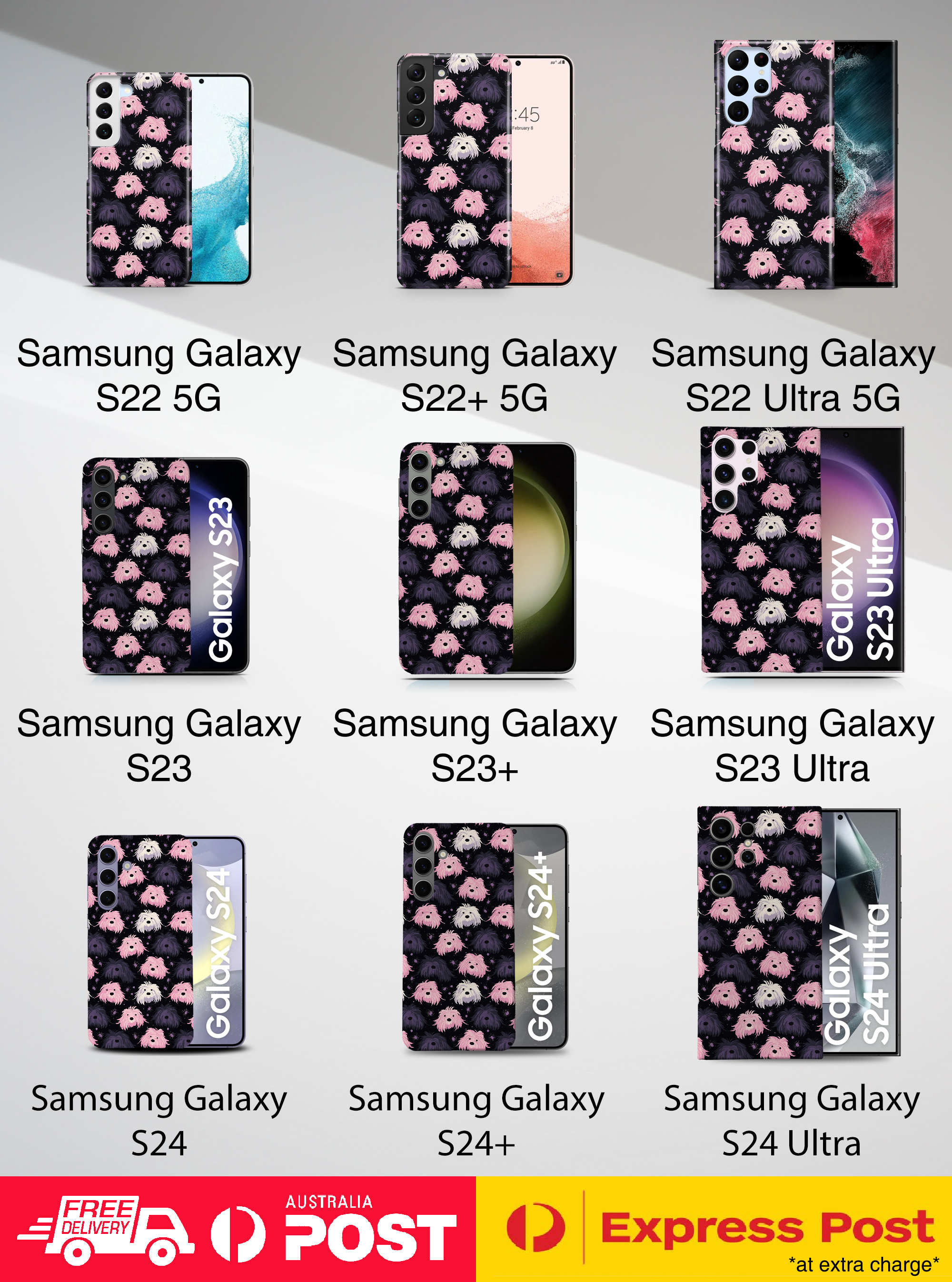 CASE COVER FOR SAMSUNG GALAXY|CUTE BERGAMASCO SHEPHERD PUPPY DOG PATTERN #A1 - Picture 14 of 20