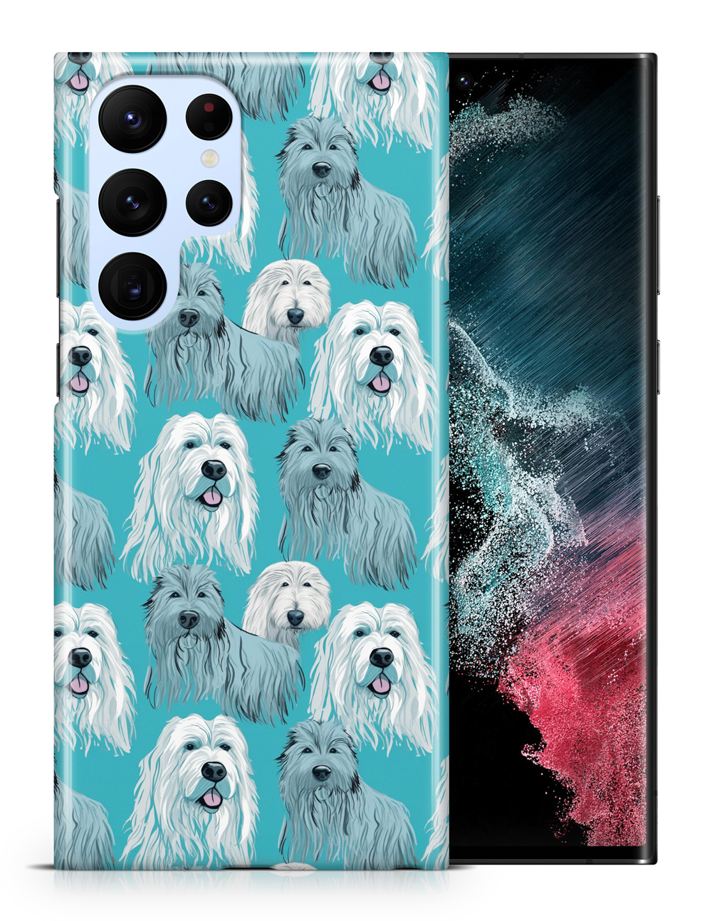 CASE COVER FOR SAMSUNG GALAXY|CUTE BERGAMASCO SHEPHERD PUPPY DOG PATTERN #A2 - Picture 12 of 20