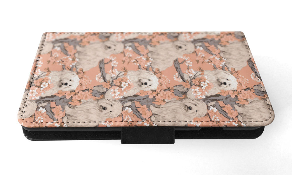 FLIP CASE FOR SAMSUNG GALAXY|CUTE BERGAMASCO SHEPHERD PUPPY DOG PATTERN #A2 - Picture 4 of 36