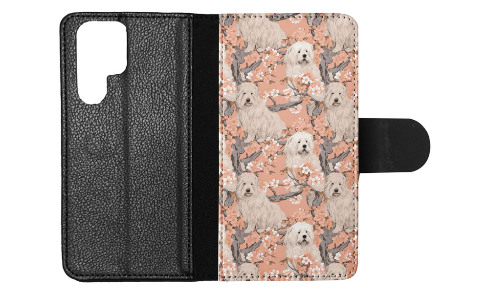 FLIP CASE FOR SAMSUNG GALAXY|CUTE BERGAMASCO SHEPHERD PUPPY DOG PATTERN #A2 - Picture 5 of 36