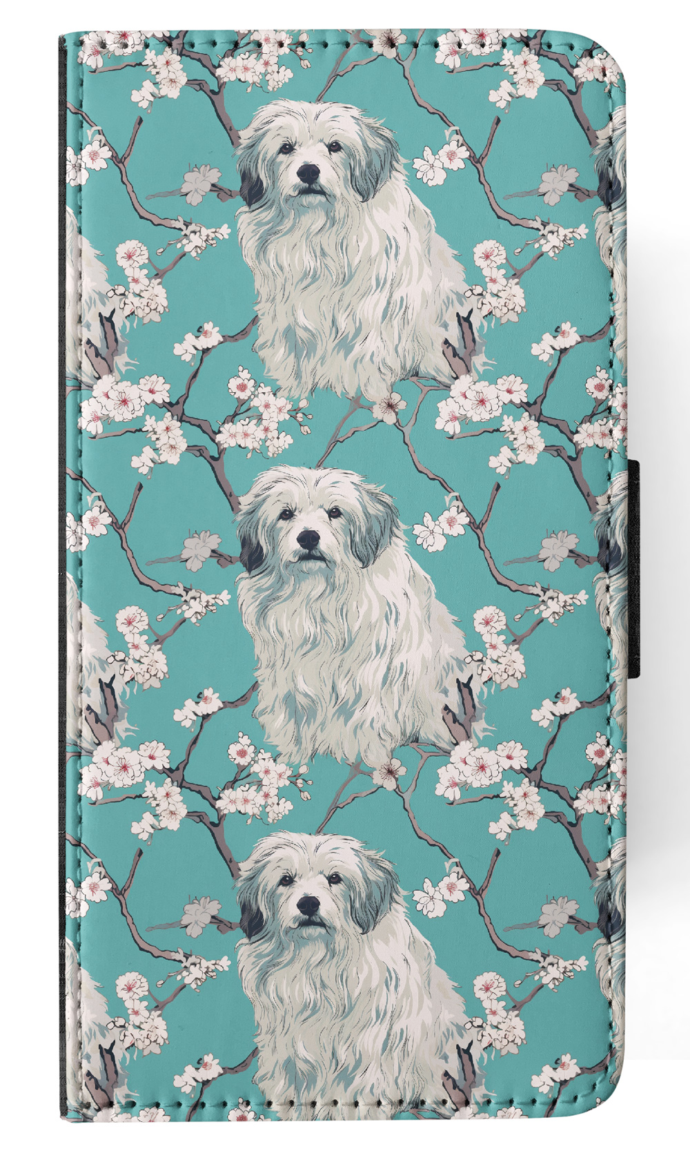 FLIP CASE FOR SAMSUNG GALAXY|CUTE BERGAMASCO SHEPHERD PUPPY DOG PATTERN #A2 - Picture 10 of 36