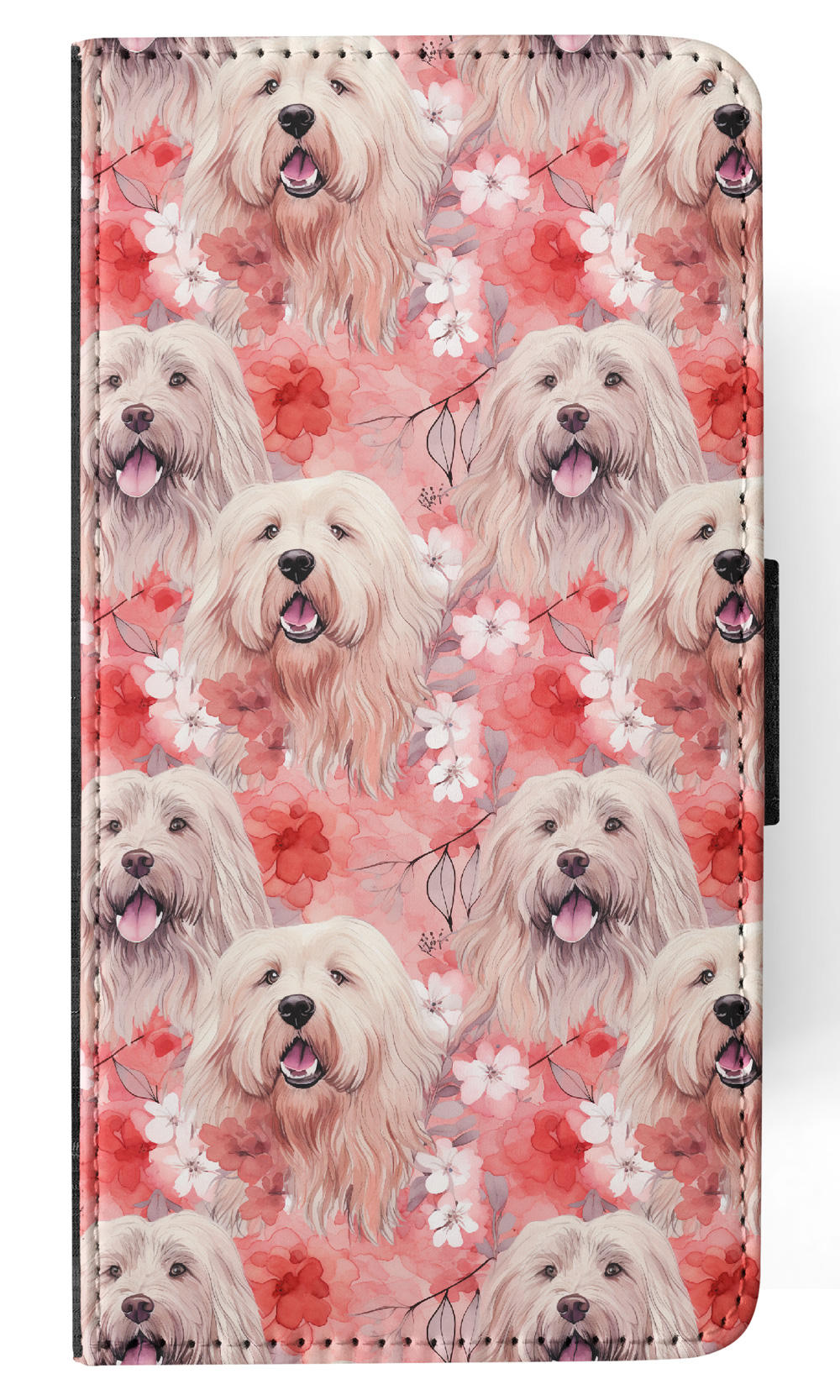 FLIP CASE FOR SAMSUNG GALAXY|CUTE BERGAMASCO SHEPHERD PUPPY DOG PATTERN #A2 - Picture 24 of 36