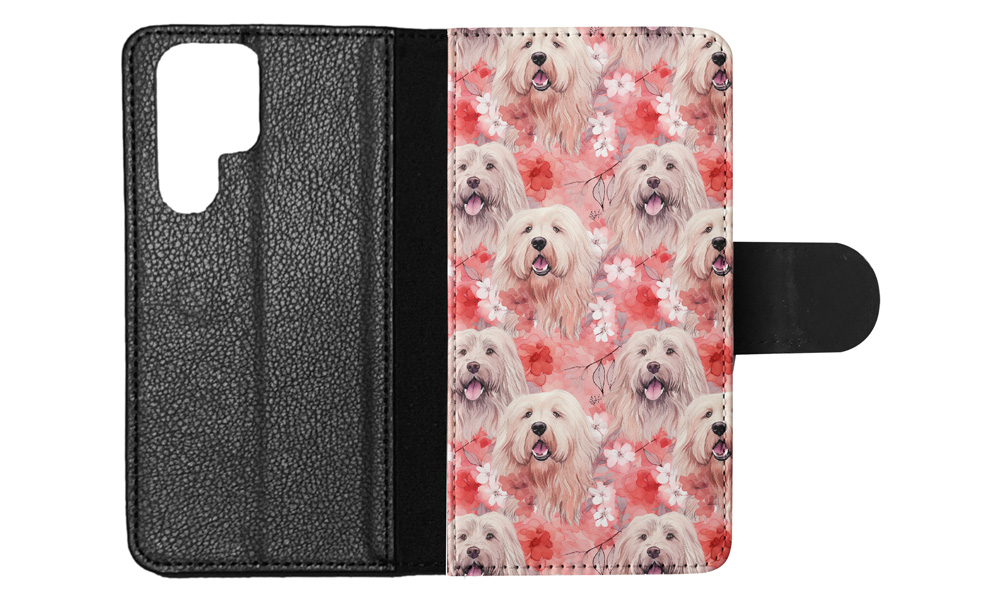 FLIP CASE FOR SAMSUNG GALAXY|CUTE BERGAMASCO SHEPHERD PUPPY DOG PATTERN #A2 - Picture 26 of 36